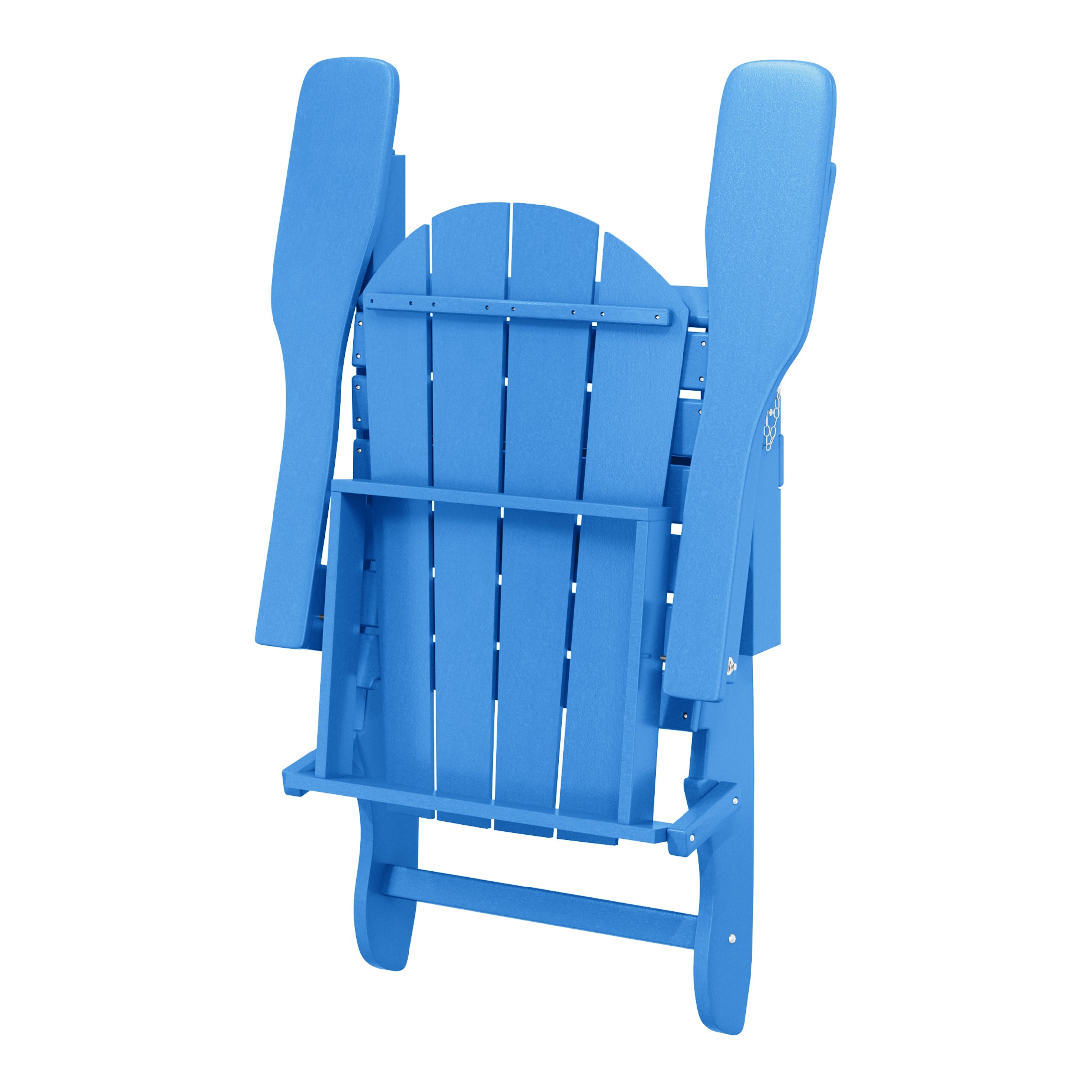 Malibu 3-Piece set Outdoor / Patio Poly Adirondack chair set with a side table ( 2 seater )