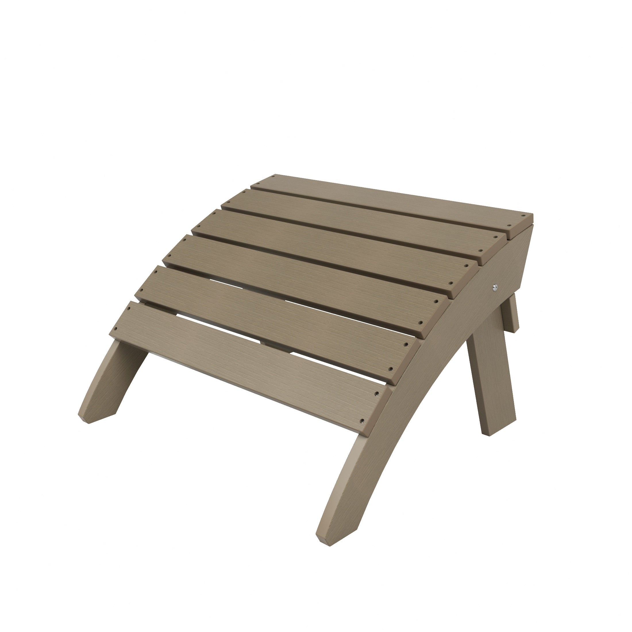 Tuscany Outdoor Patio All-weather Modern Folding Ottoman