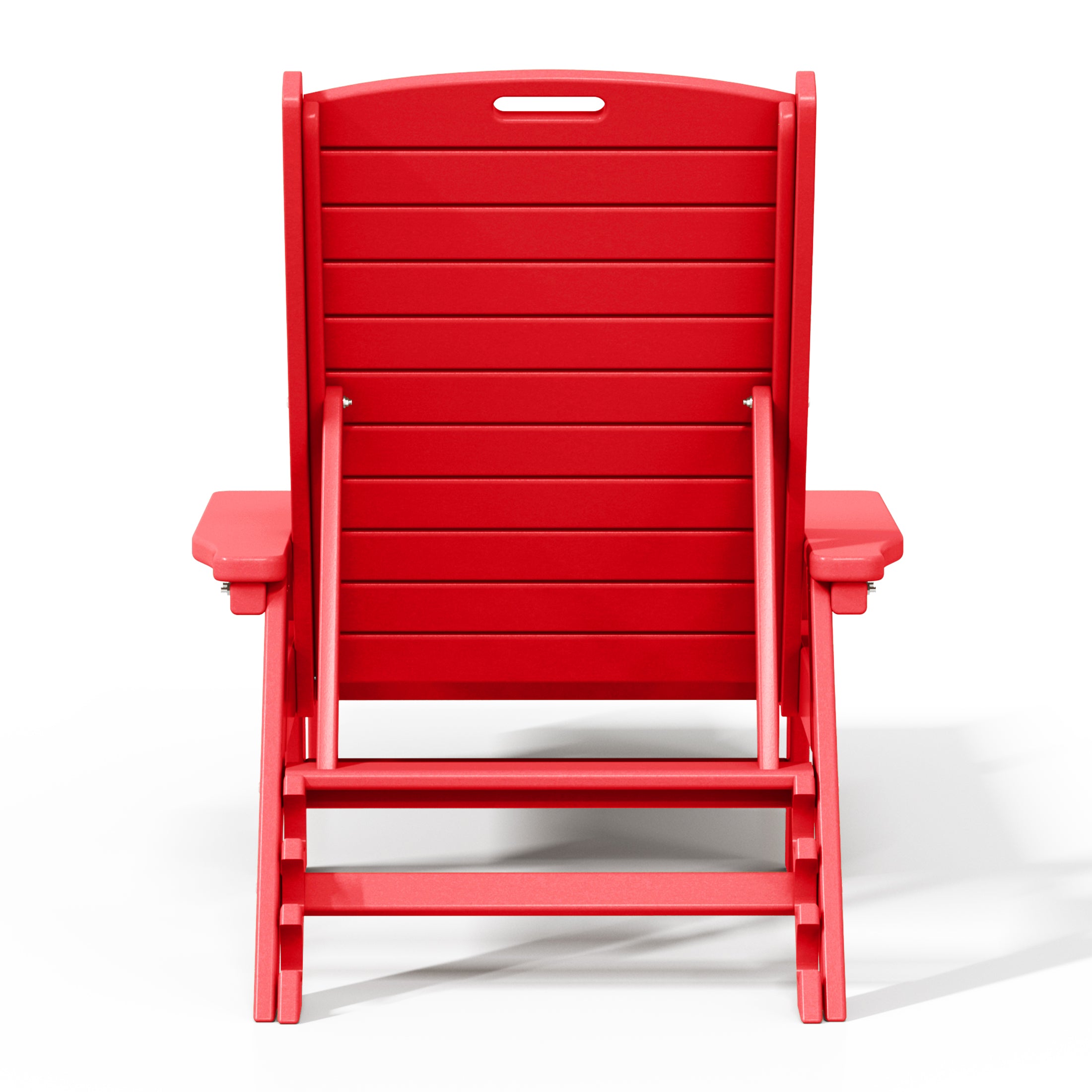 Malibu Poly Reclining Chaise Lounge Set With Table