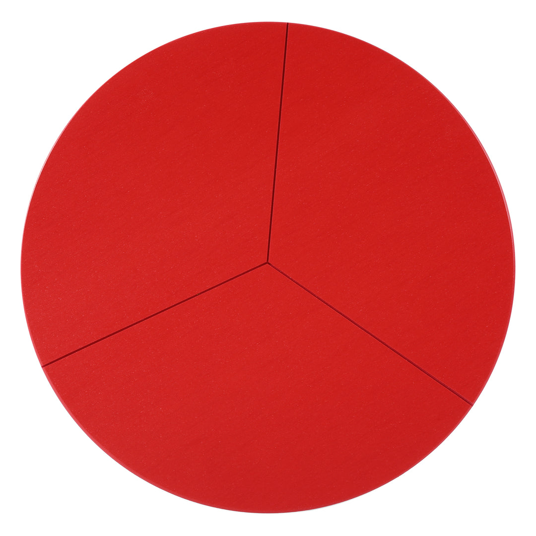 Pacifica HDPE Plastic Outdoor Round Adirondack Patio Side Table