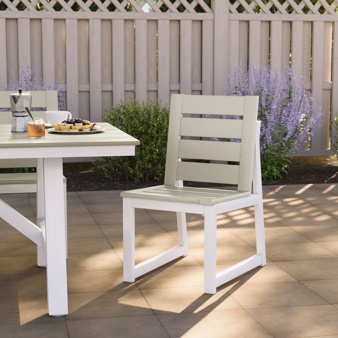 Cape May HDPE Outdoor Patio Dining Side Chair