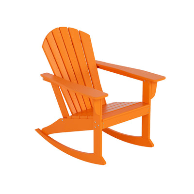 Dylan Outdoor Patio Poly Adirondack Rocking Chair