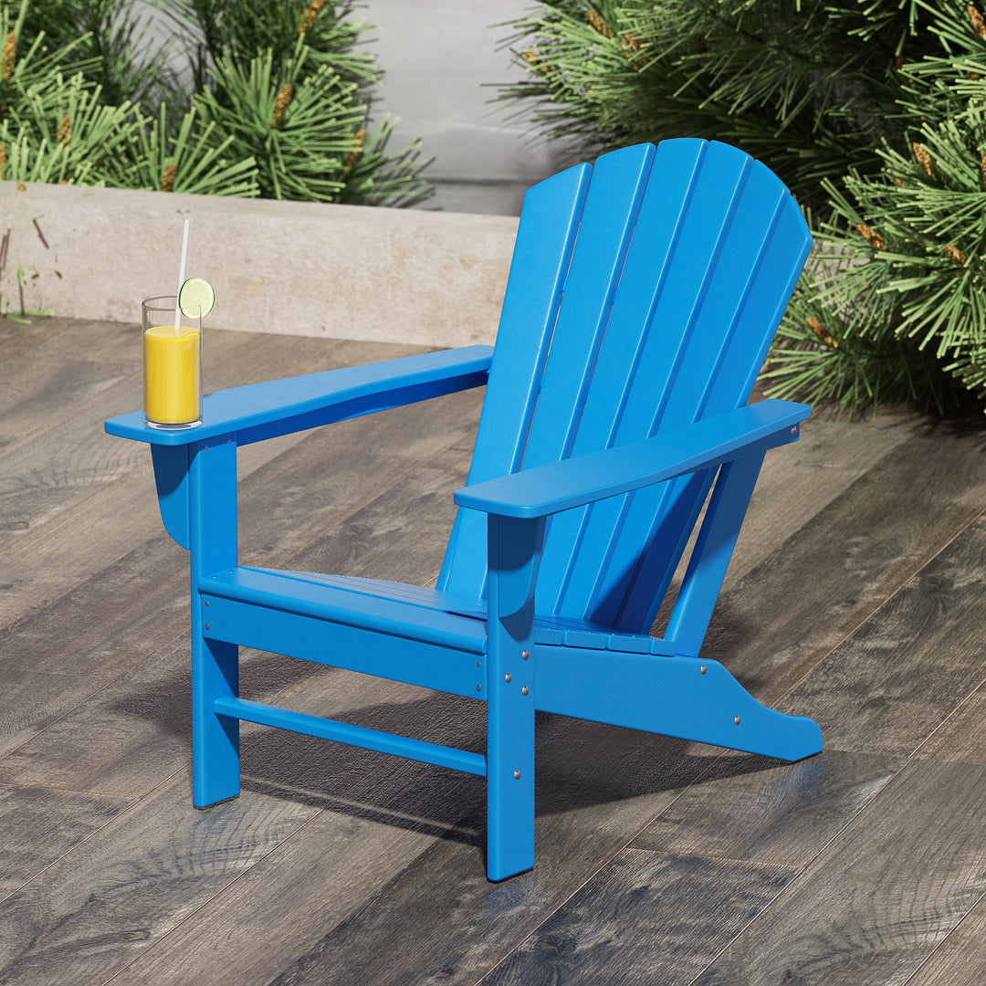 Dylan HDPE Outdoor Patio Adirondack Chair