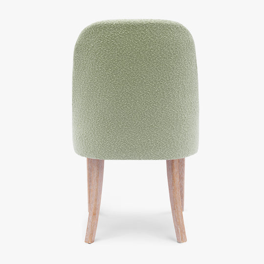 Genevieve Mid-Century Modern Upholstered Boucle Dining Chair