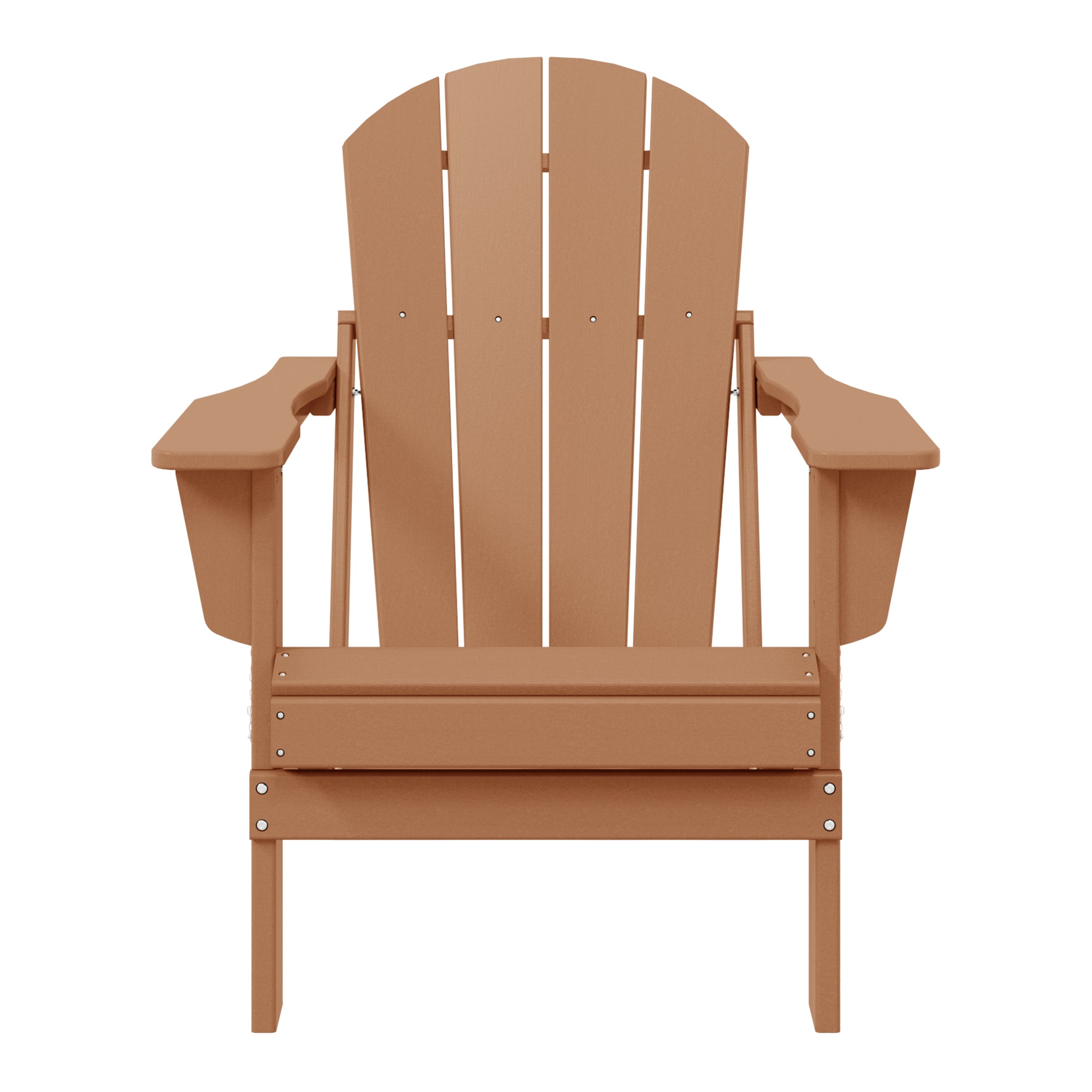 Malibu HDPE Outdoor Patio Folding Poly Adirondack Chair