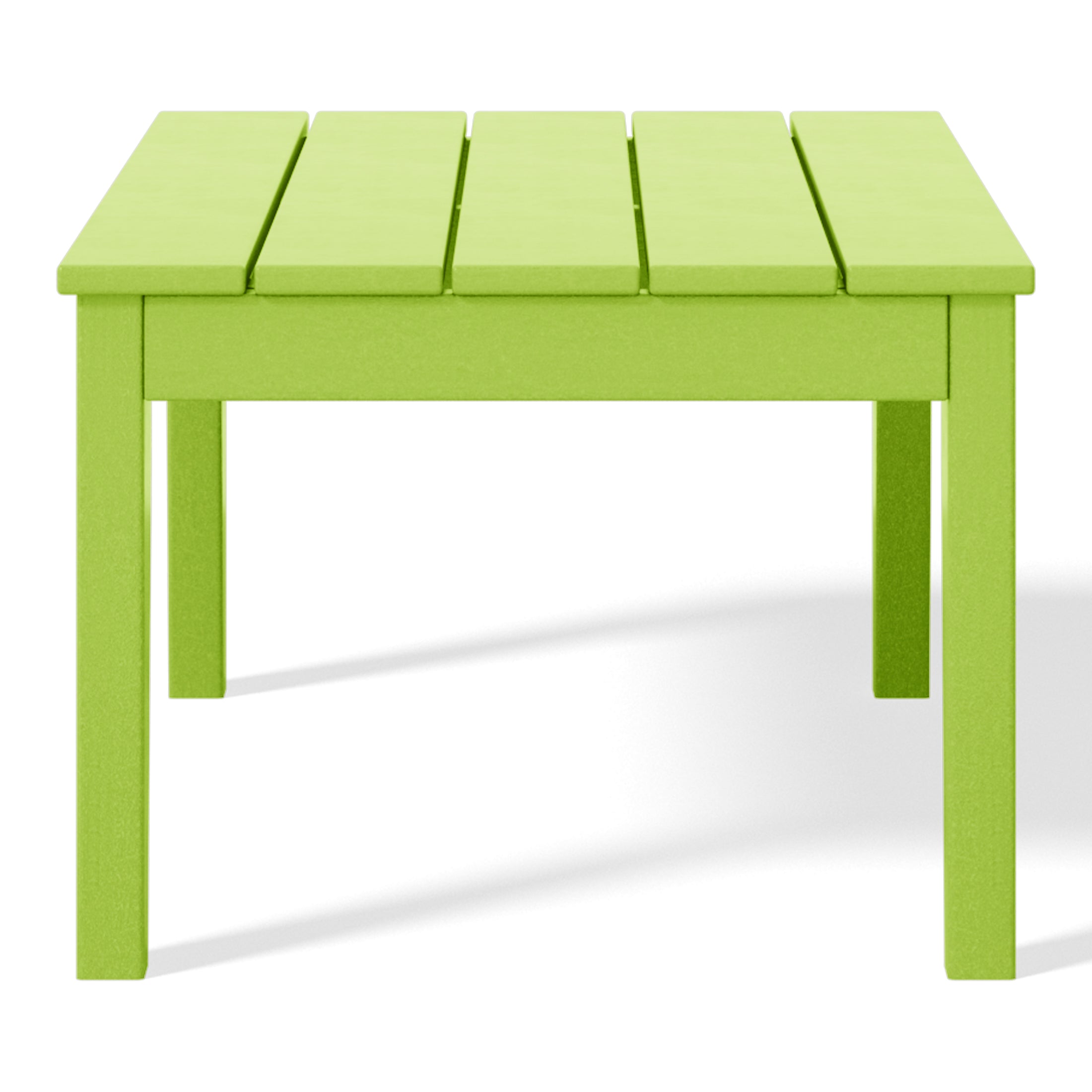 Malibu Low Outdoor HDPE Patio Rectangle Coffee Table