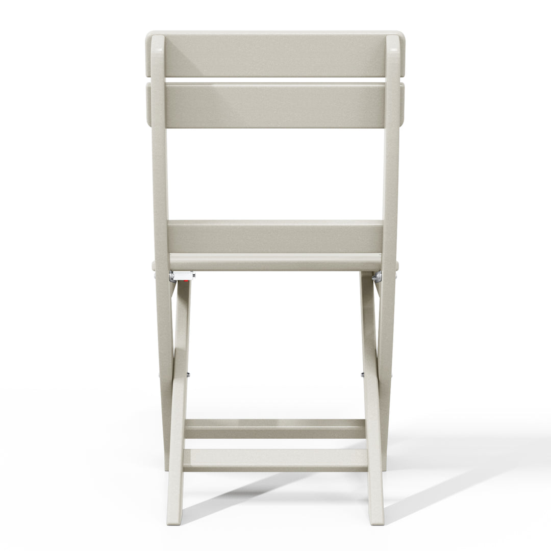 Malibu HDPE Outdoor Patio Modern Folding Dining Chair