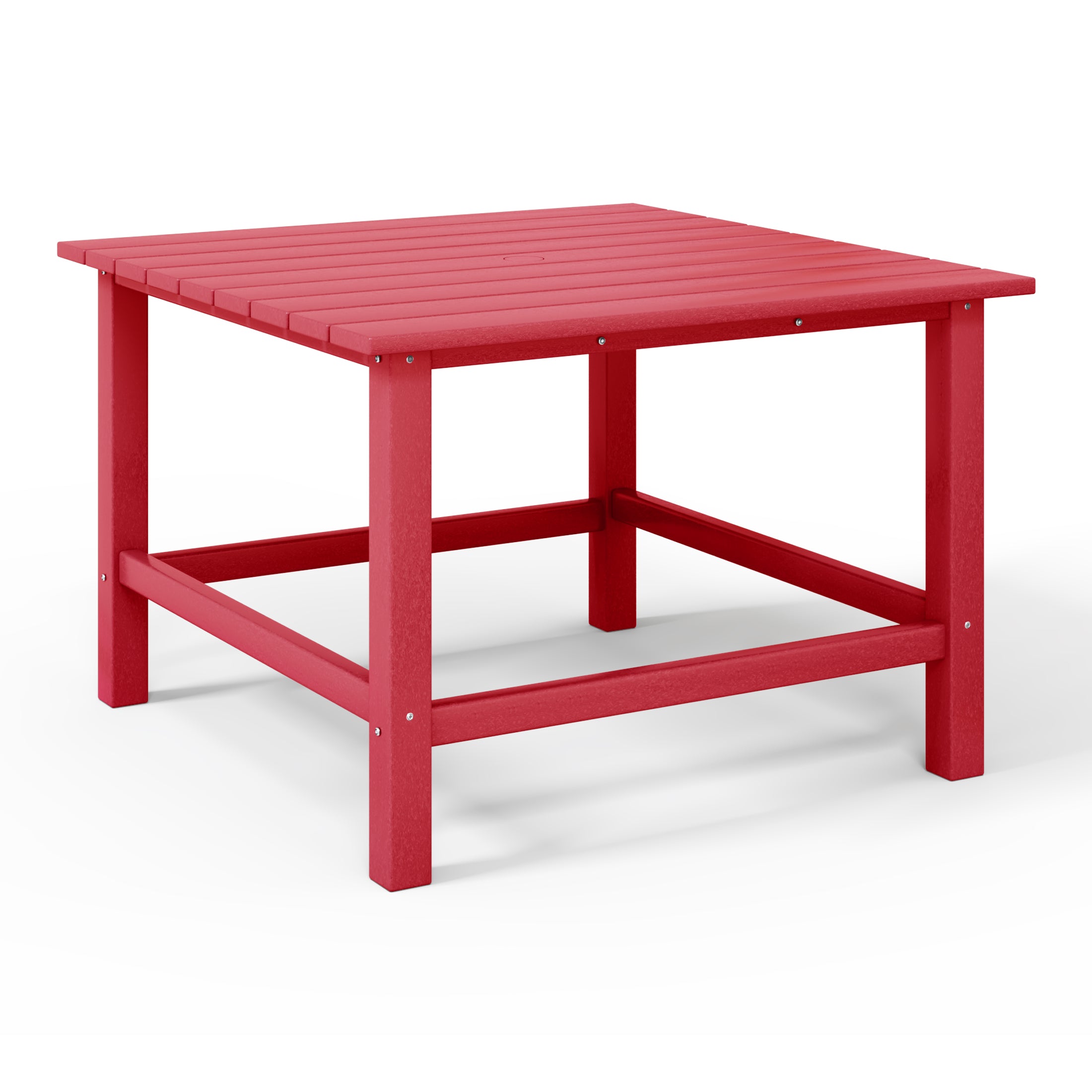 Malibu Kids Outdoor Patio Furniture HDPE 30" Wide Square Dining Table
