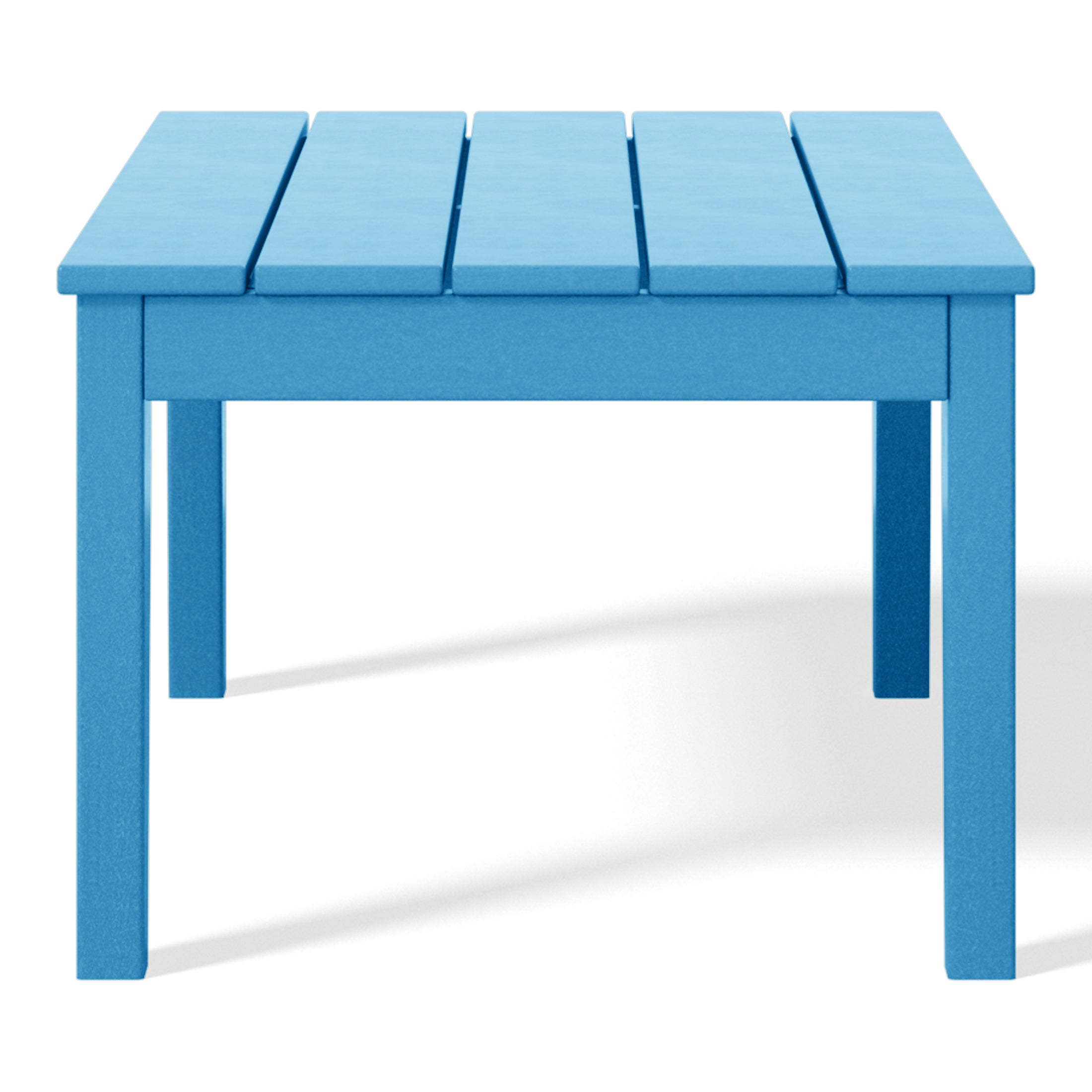 Malibu Low Outdoor HDPE Patio Rectangle Coffee Table