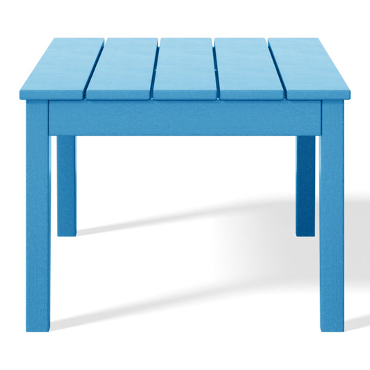 Malibu Low Outdoor HDPE Patio Rectangle Coffee Table