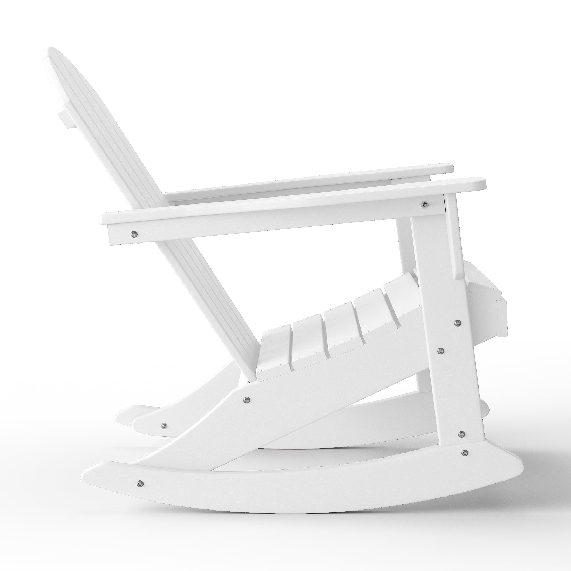 Malibu 2 piece set Outdoor / Patio Poly Adirondack rocking chairs ( Set of 2 )