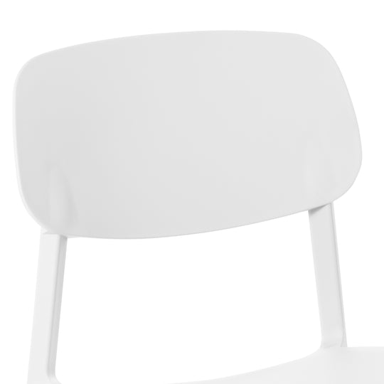 Playa Modern Stackable Polypropylene Plastic Patio Dining Chair (Set of 2)