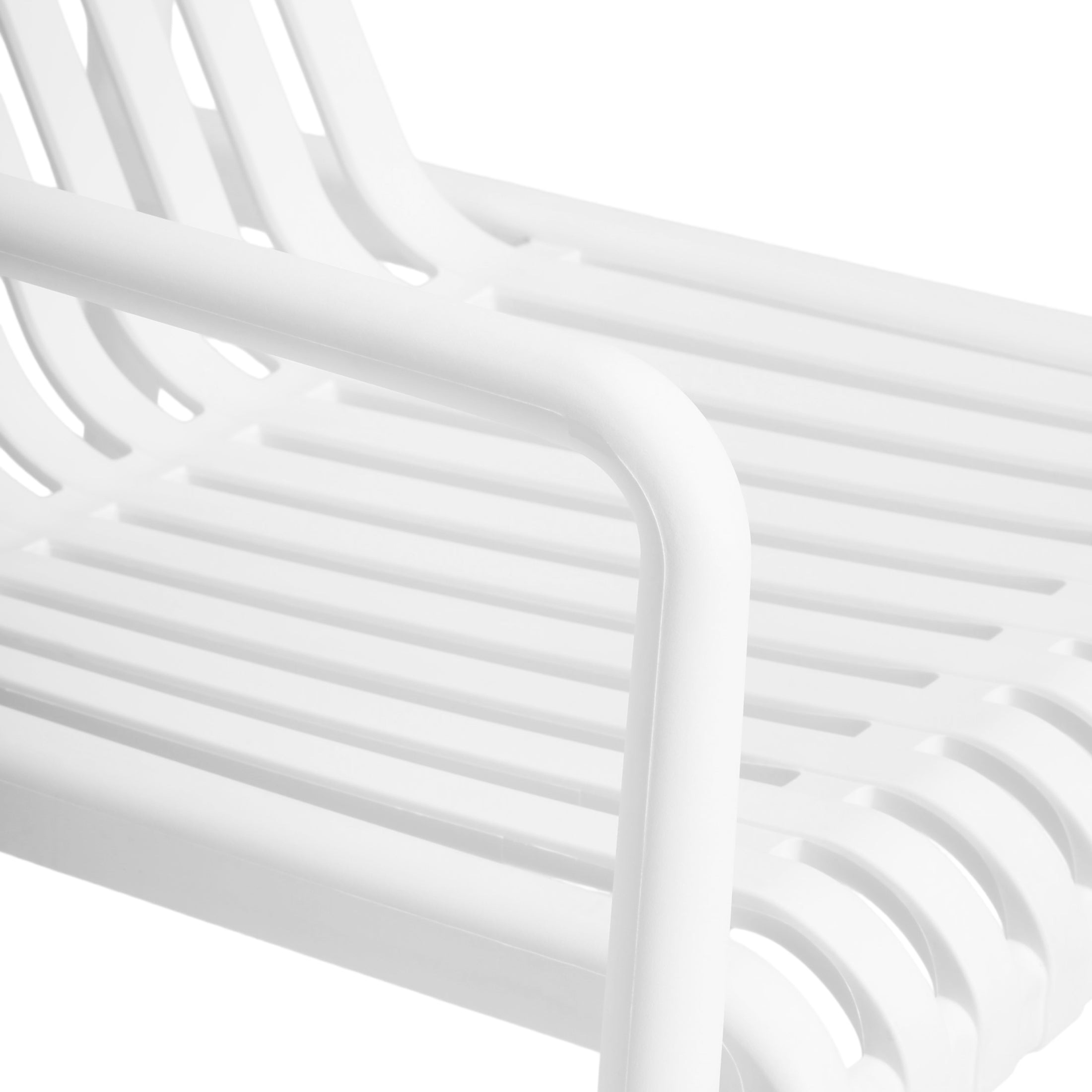 Playa Outdoor Modern Stackable Plastic Patio Club Armchairs (Set of 2)