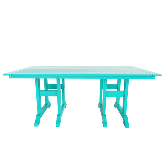 Ashore 6 Piece Outdoor Patio Dining Table and Armchair Dining Bench Set