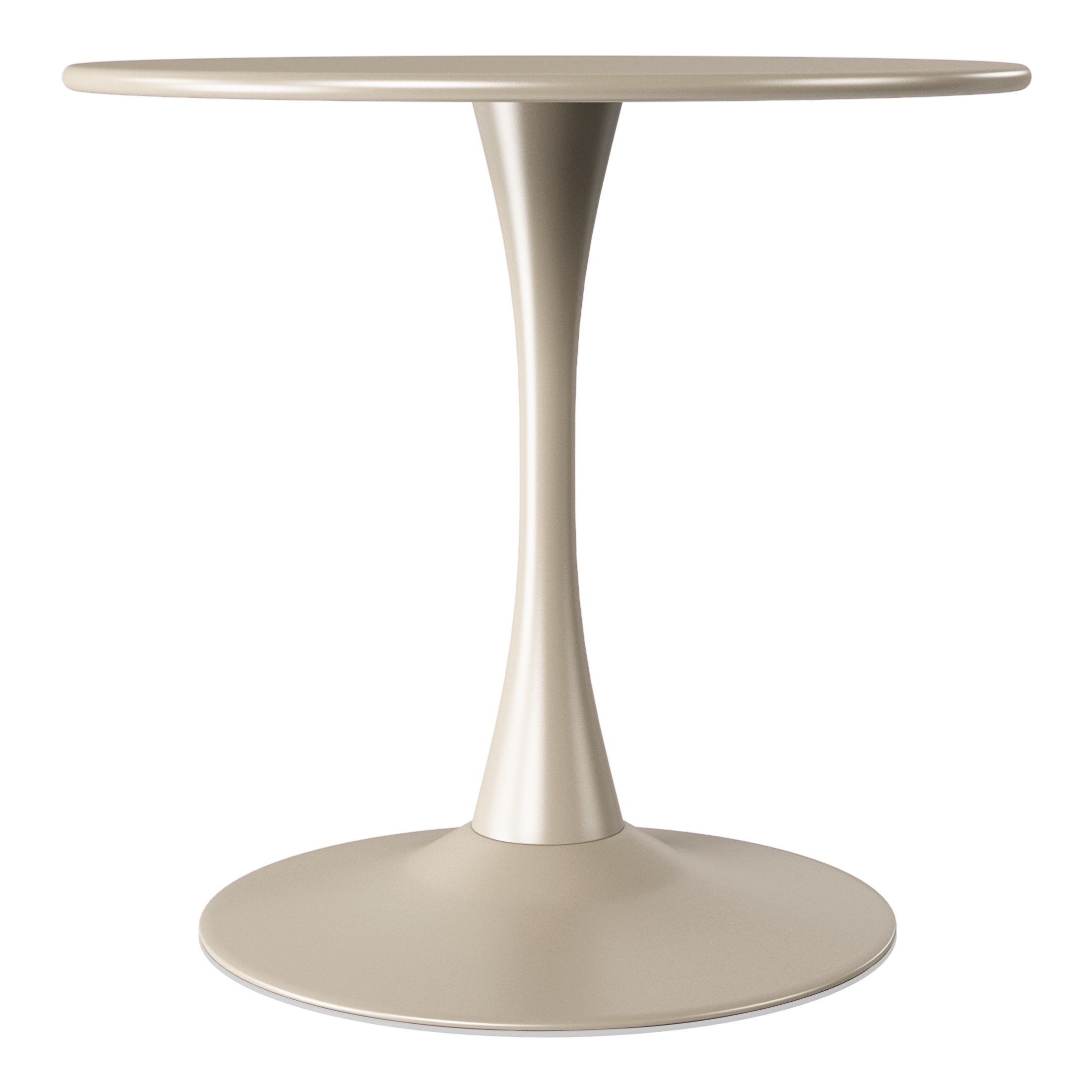 Playa 31.5" Round Outdoor Indoor Metal Cocktail Dining Table