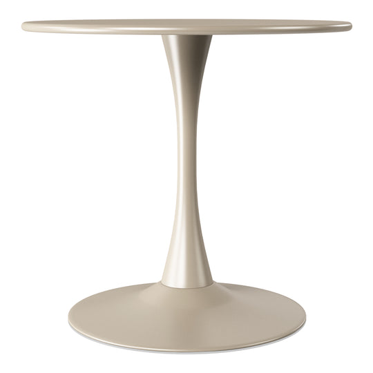 Playa 31.5" Round Outdoor Indoor Metal Cocktail Dining Table