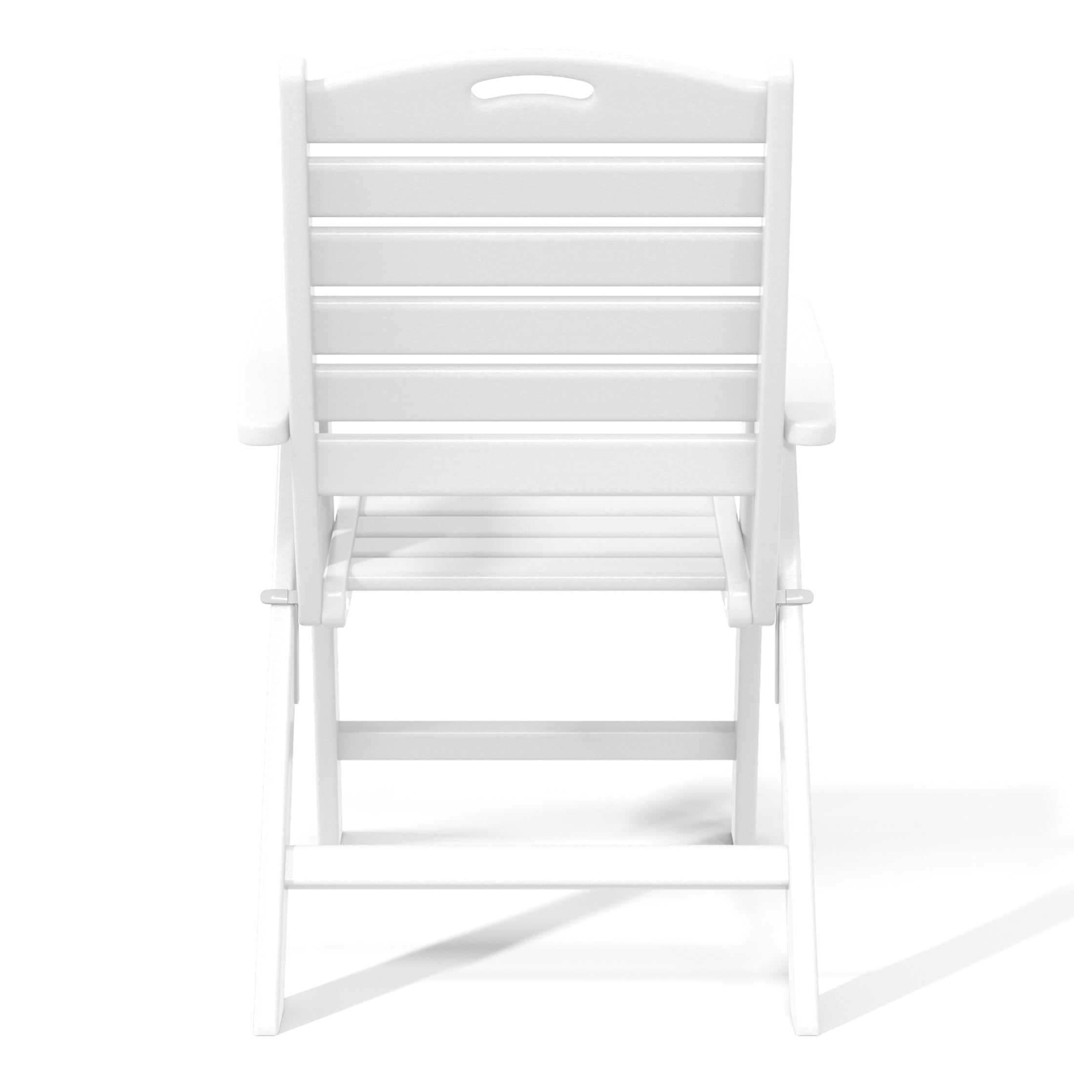Malibu HDPE Adjustable Highback Folding Patio Dining Chair