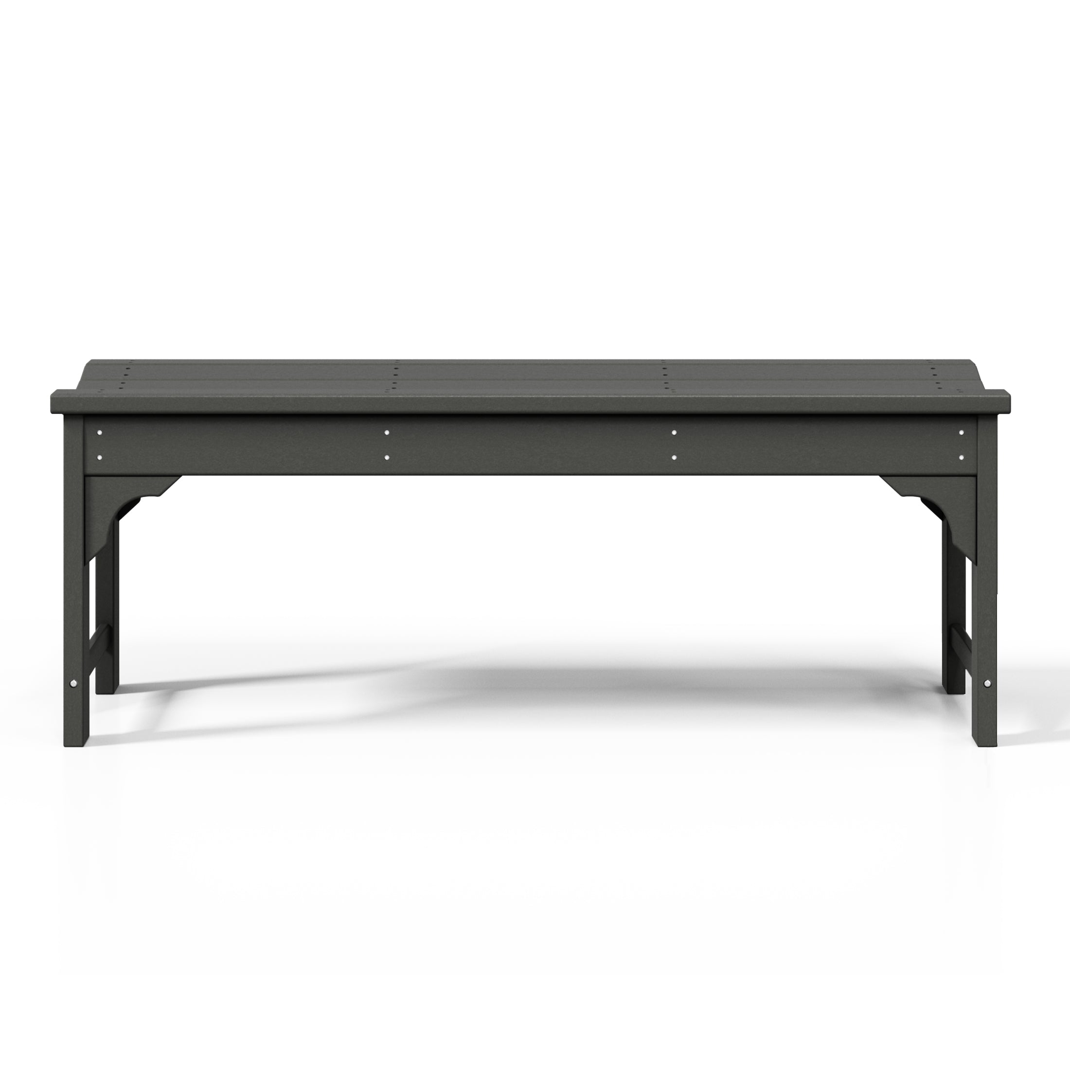 Malibu 48" length backless Poly Wood Outdoor / Garden bench