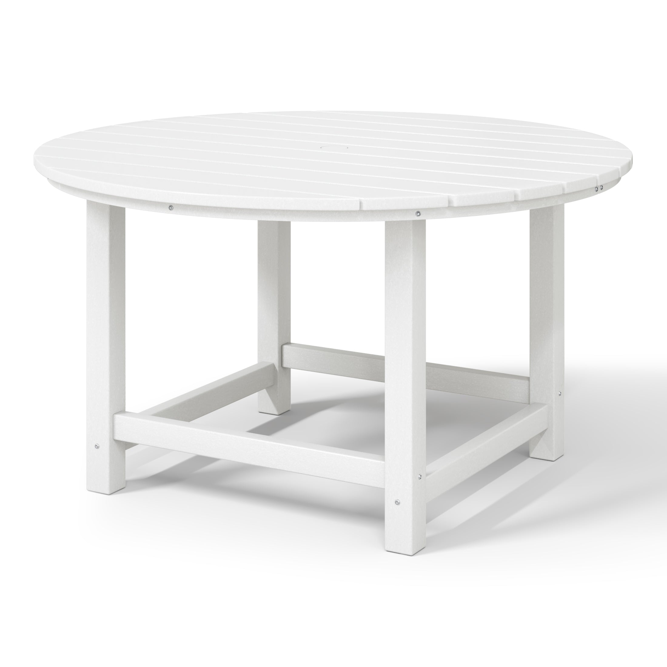 Malibu Kids Outdoor Patio Furniture HDPE 38" Wide Round Dining Table
