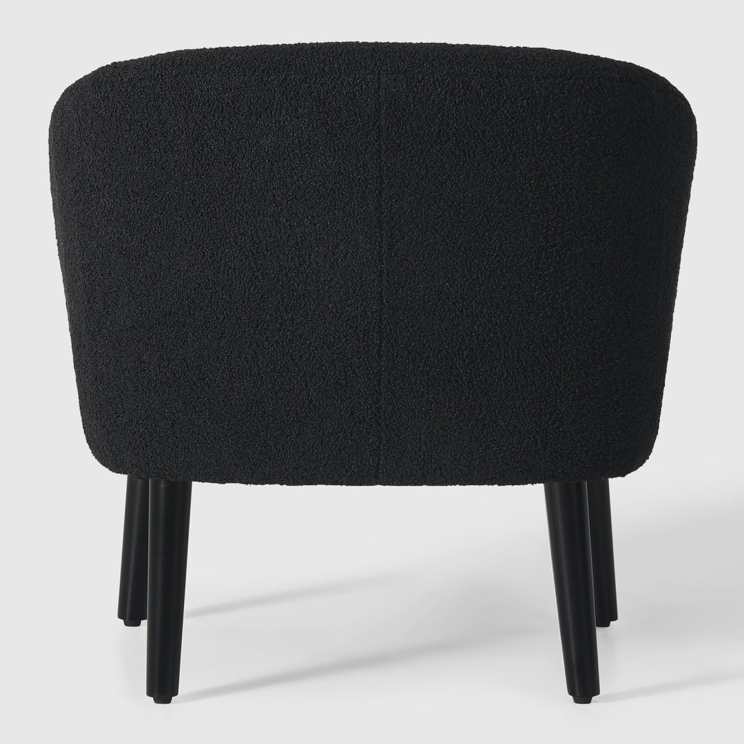 Alexandria 29" Wide Mid Century Modern Club Barrel Accent Armchair