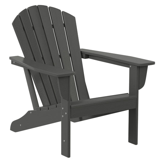 Dylan Outdoor Adirondack Chair With Ottoman And Side Table 3-Piece Set