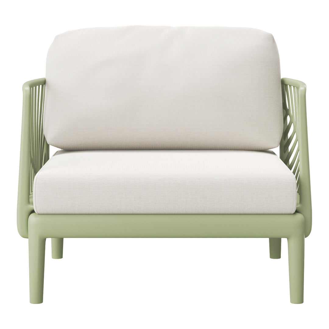 Playa Modern Outdoor Polypropylene Resin Deep Seating Patio Club Chair (Set of 2)