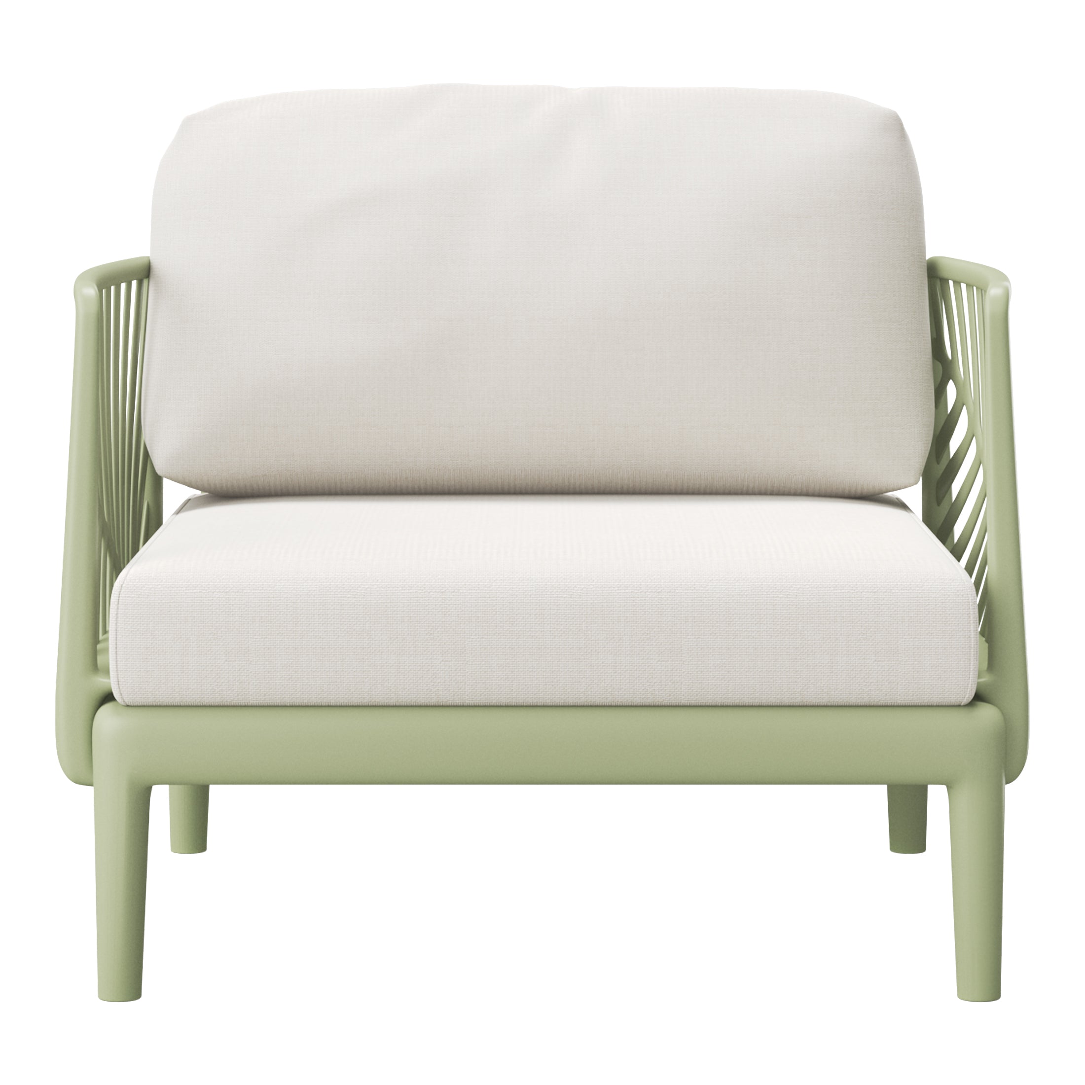 Playa Modern Outdoor Polypropylene Resin Deep Seating Patio Club Chair (Set of 2)