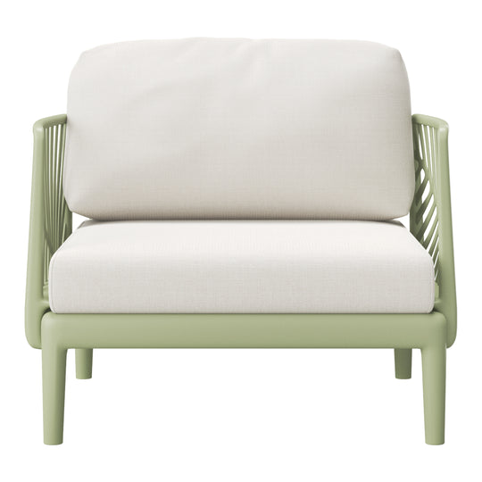 Playa Modern Outdoor Polypropylene Resin Deep Seating Patio Club Chair (Set of 2)