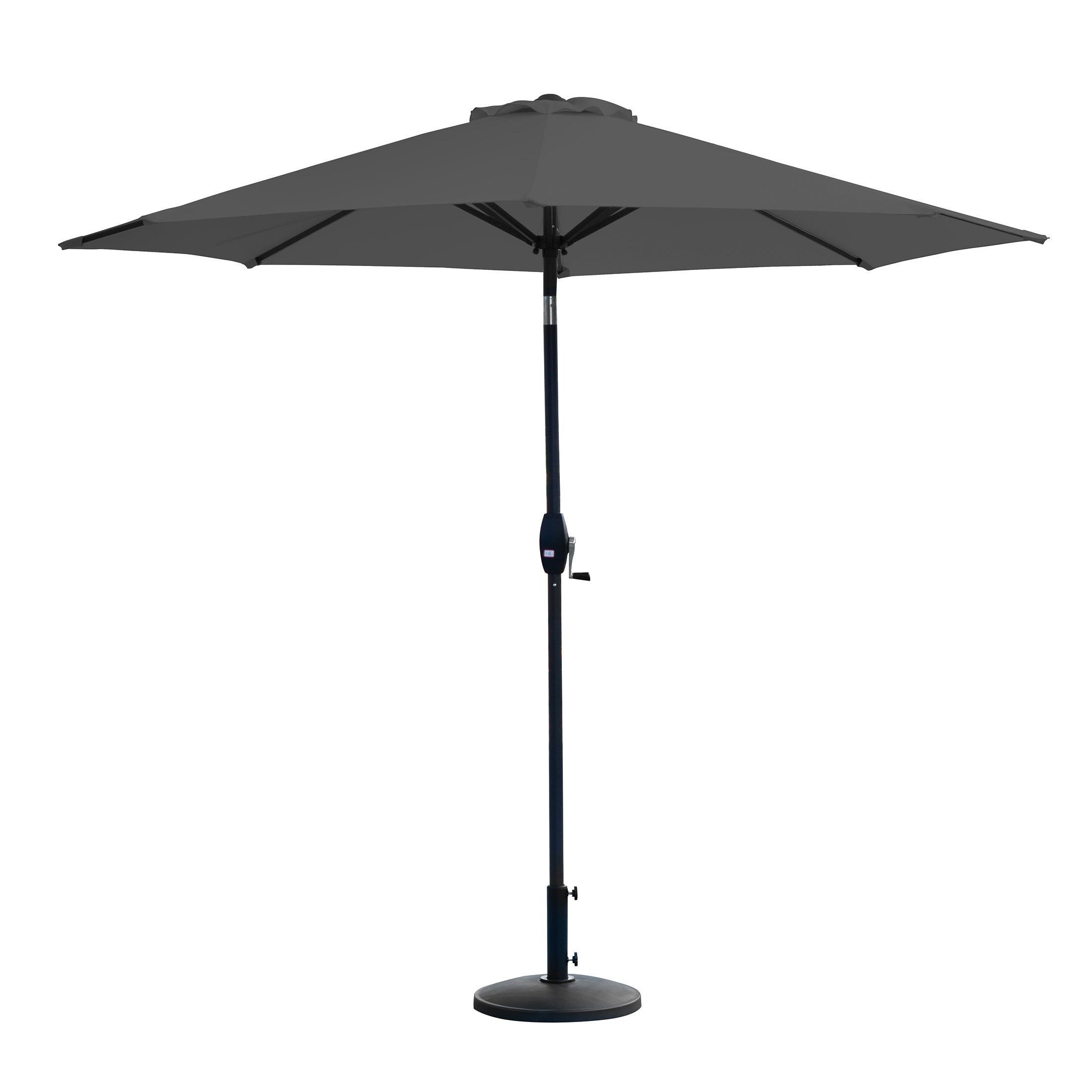 Paolo 9 ft. Patio Table Umbrella with tilt, crank features and free standing weight base kit
