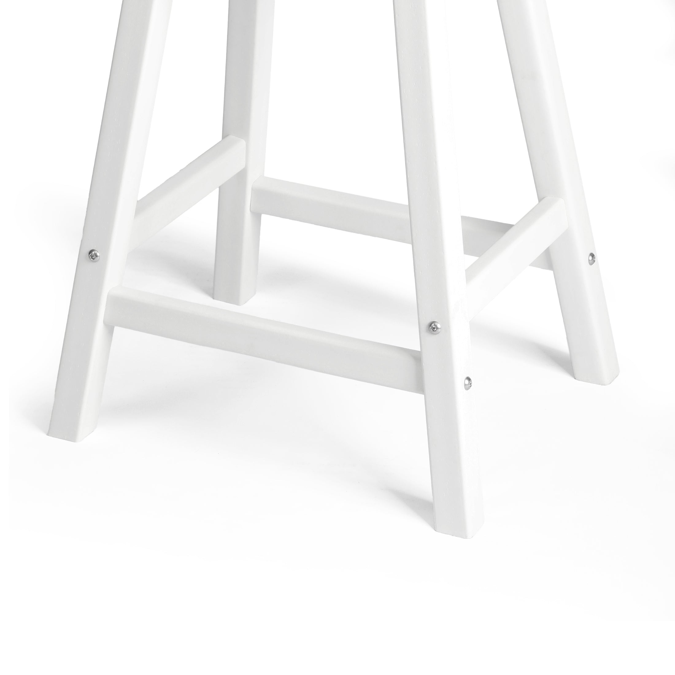 Malibu 24" HDPE Outdoor Patio Counter Height Bar Stools (Set of 2)