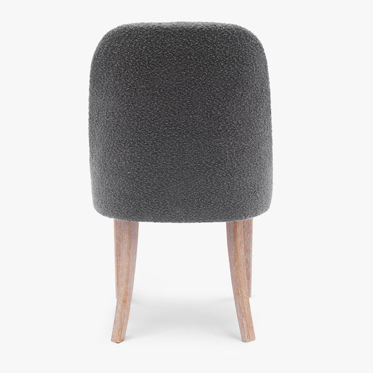 Genevieve Mid-Century Modern Upholstered Boucle Dining Chair