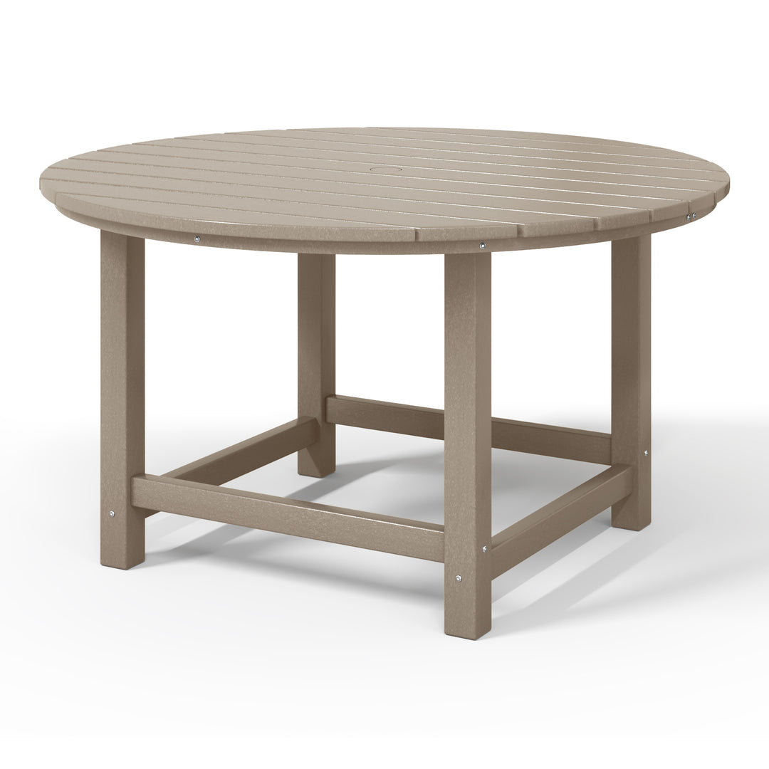 Malibu Kids Outdoor Patio Furniture HDPE Round Dining Table