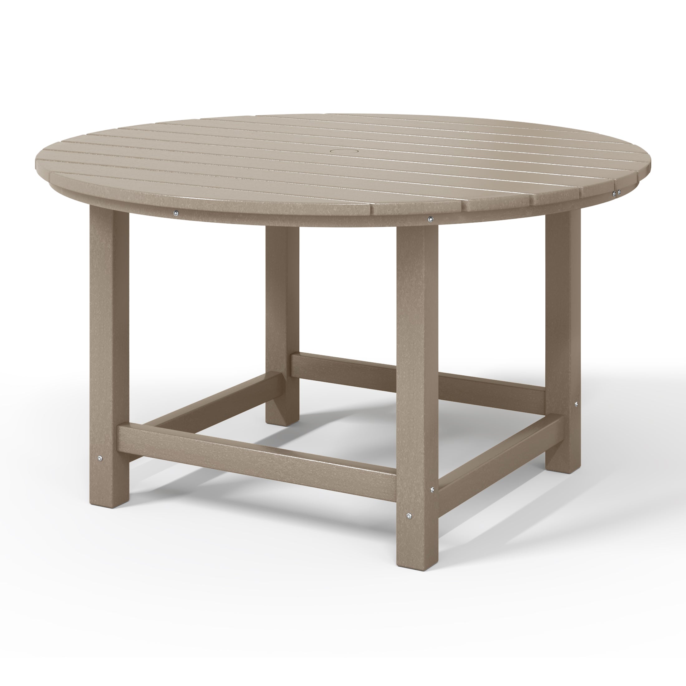 Malibu Kids Outdoor Patio Furniture HDPE 38" Wide Round Dining Table