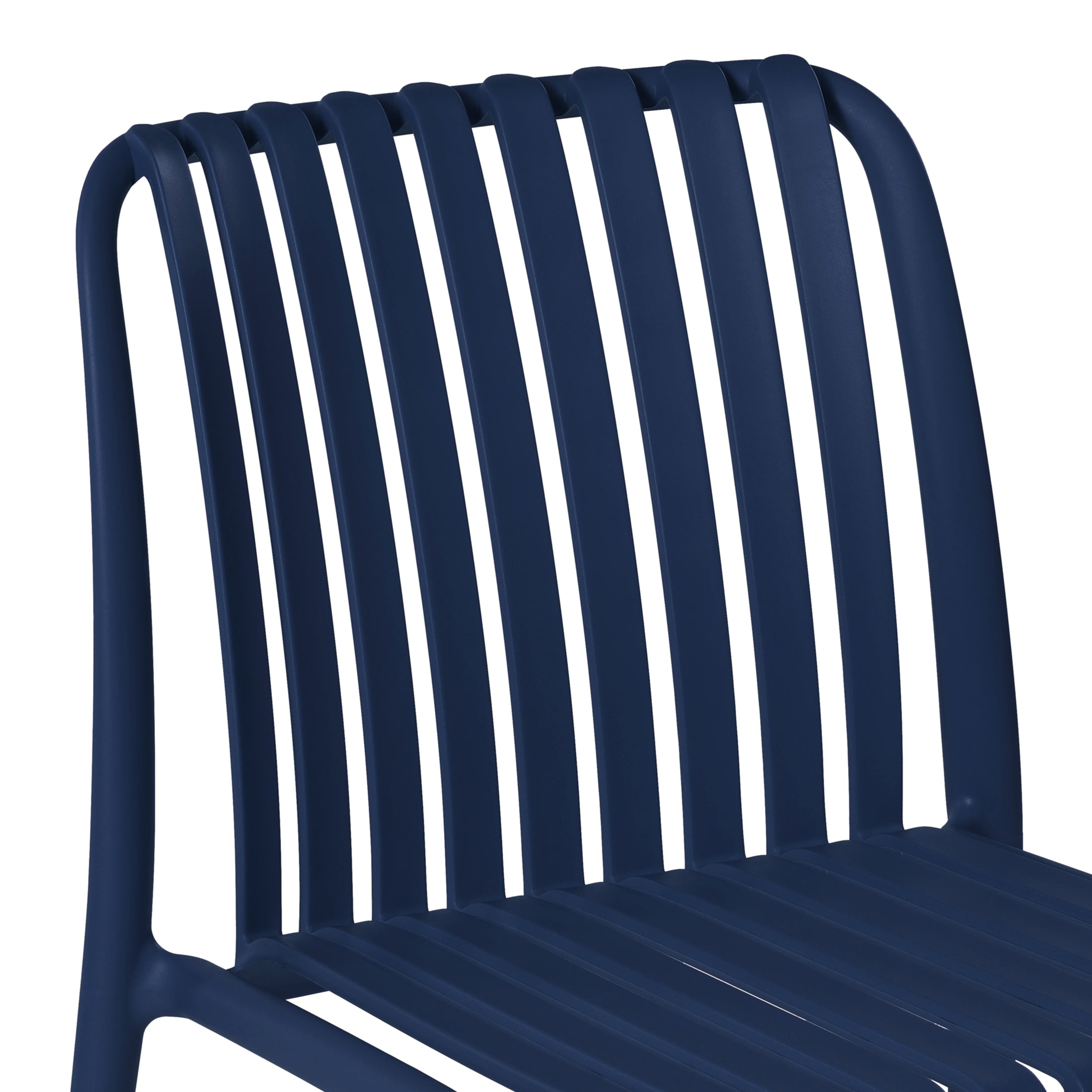 Playa 7-Piece Outdoor Patio Dining Table Set With Stackable Patio Chairs