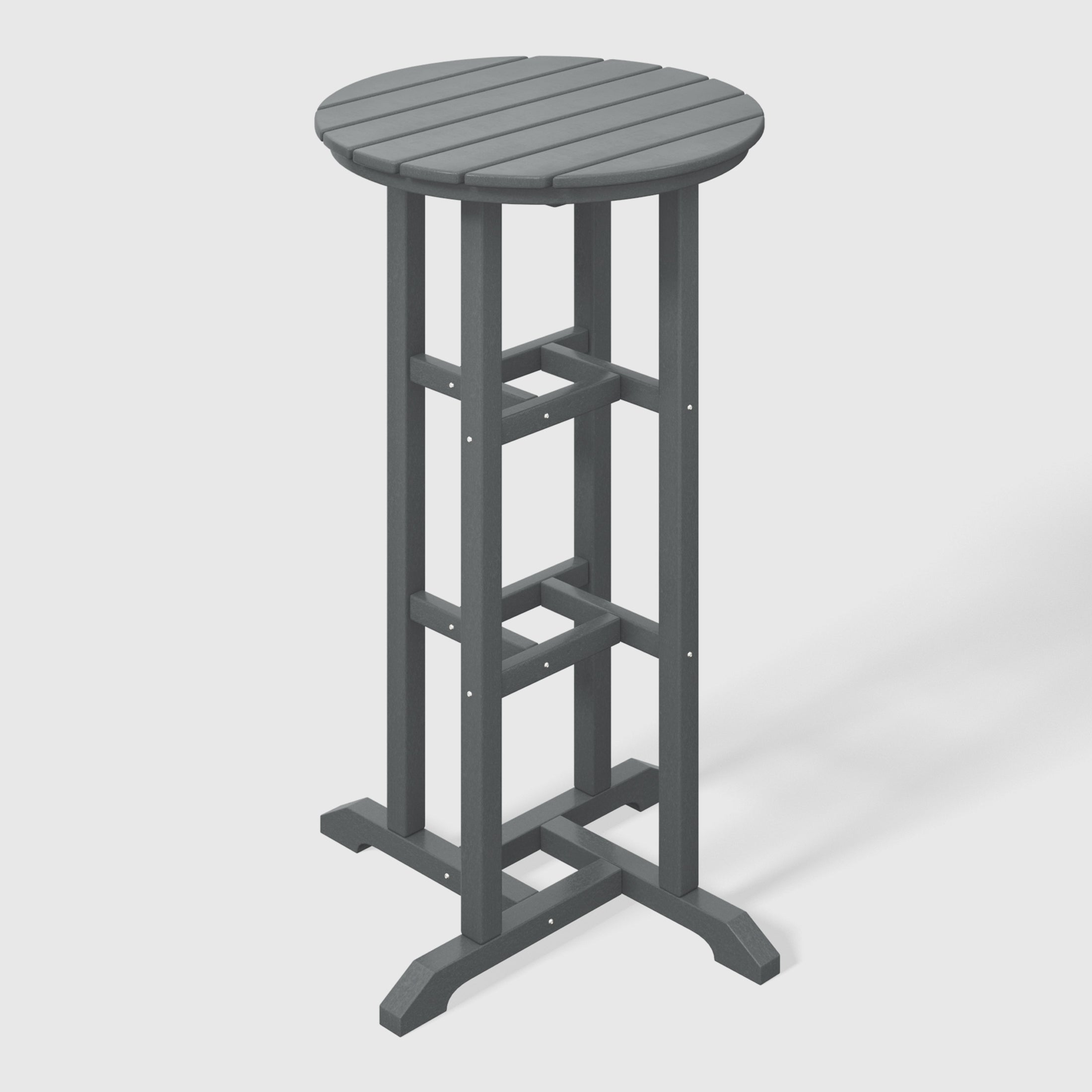 Malibu 42" Counter Height Round Outdoor Patio Bistro Bar Table