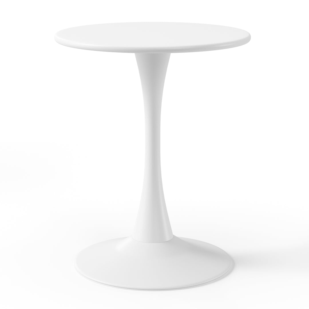 Playa 23.5" Round Outdoor Indoor Metal Cocktail Dining Table