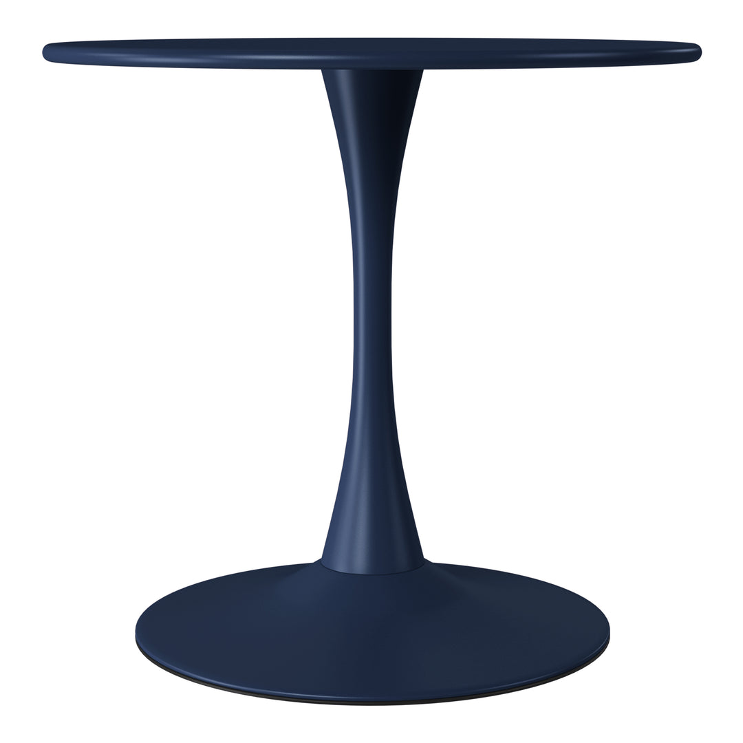 Playa 31.5" Round Outdoor Indoor Metal Cocktail Dining Table