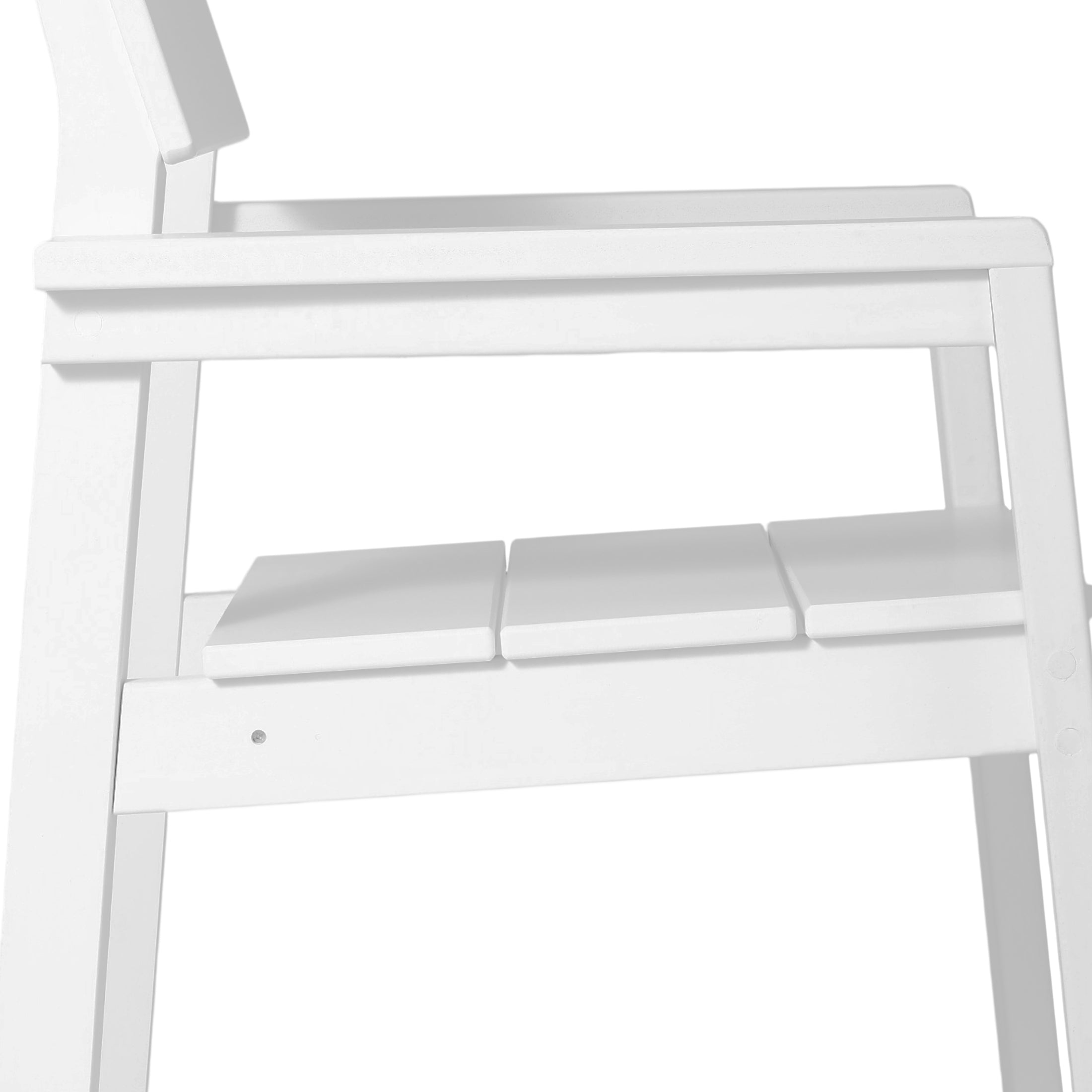 Paloma Modern HDPE Outdoor Patio Dining Arm Chairs (Set of 2)