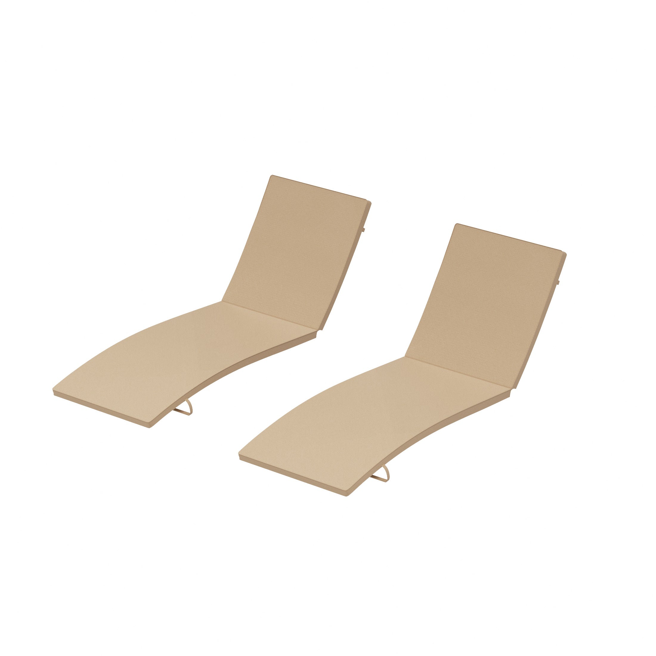 Somerset Outdoor Patio Chaise Lounge Cushion (Set of 2)