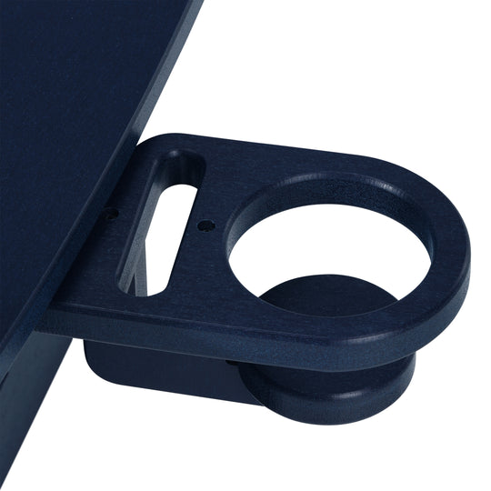 St. Augustine 4ft Outdoor HDPE Poly Farmhouse Hanging Porch Swing With Cup Holders