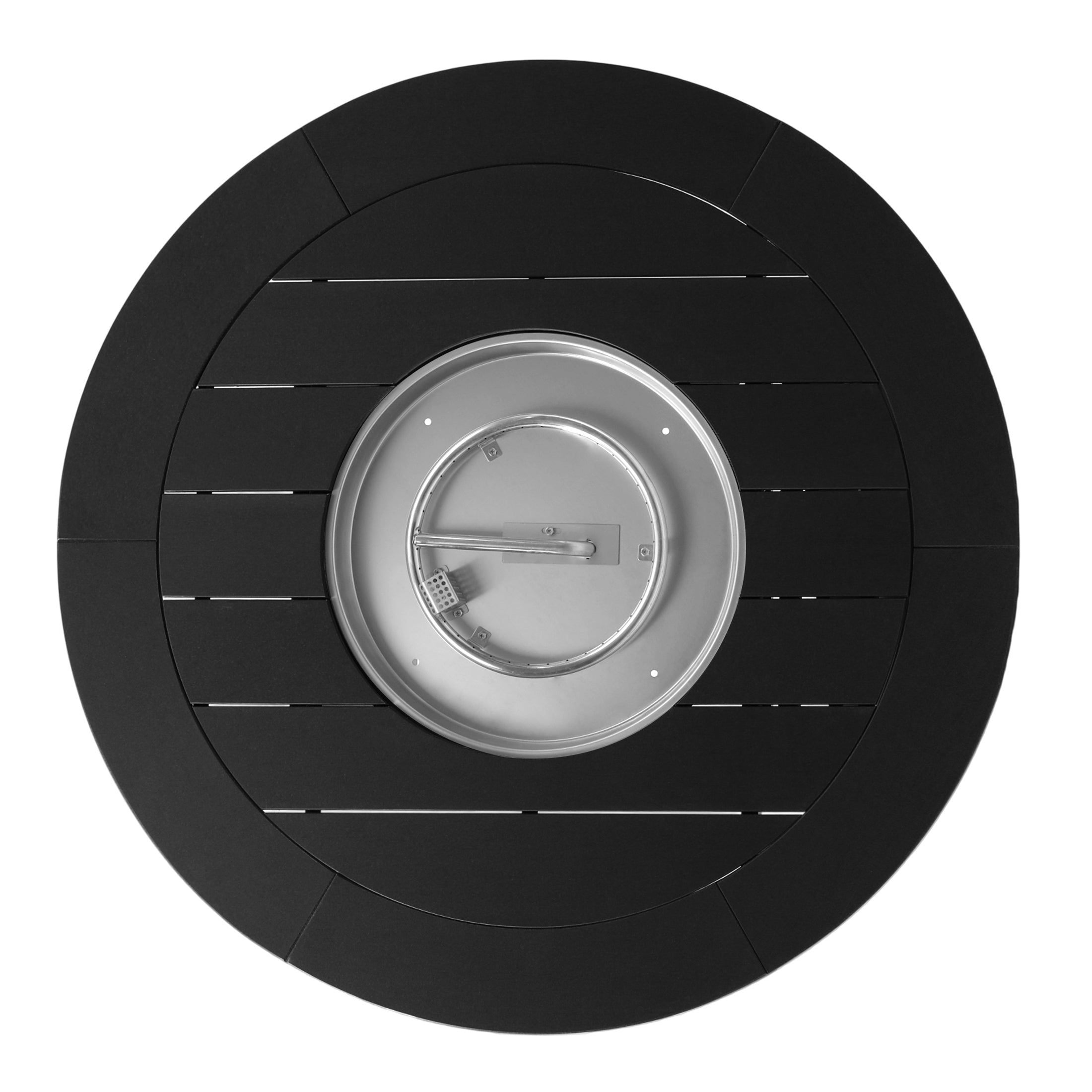 Helios 47" Modern Outdoor 55,000 BTU Patio Propane Round Fire Pit Table