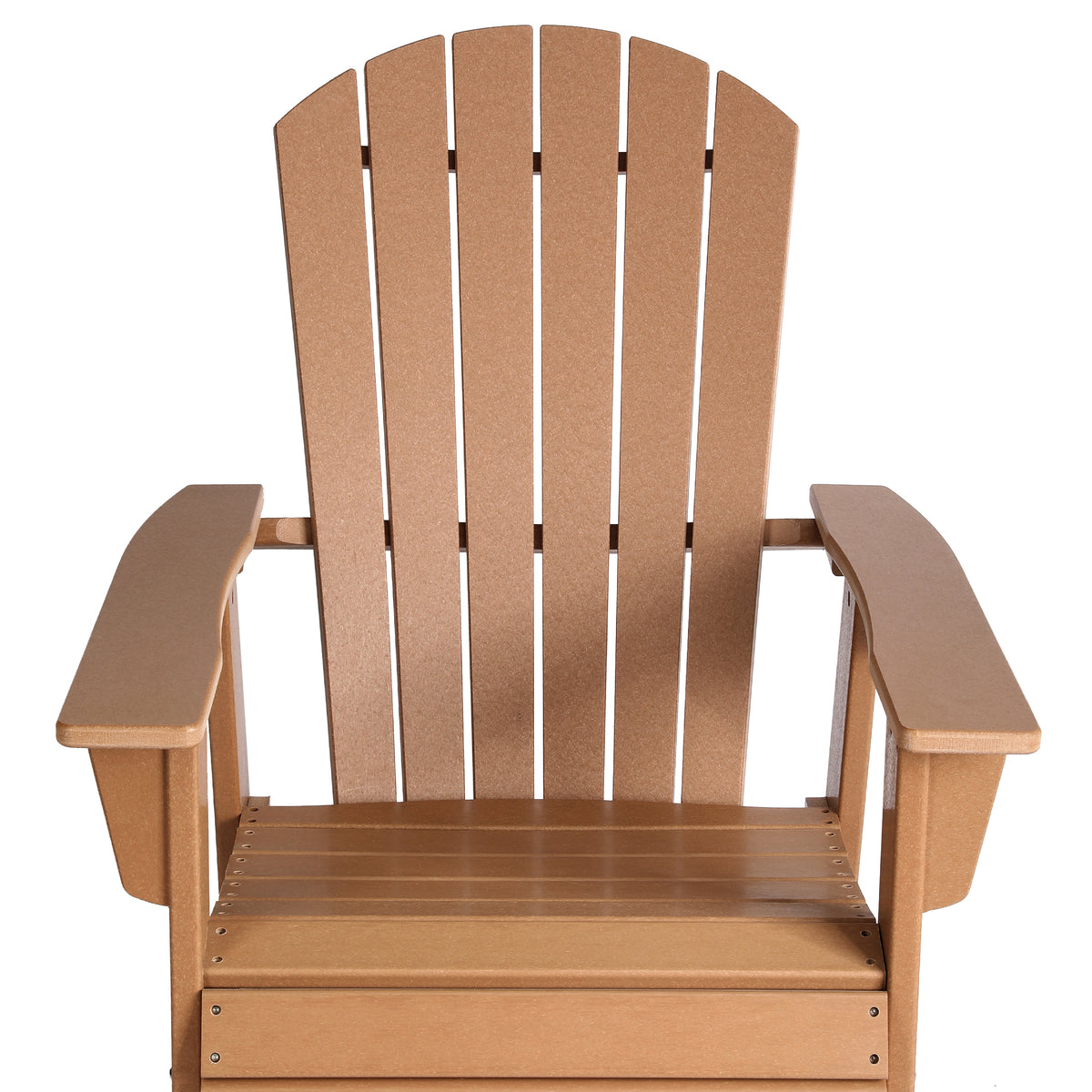Dylan Outdoor Patio Shell-back Adirondack Dining Chair Weather Resistant