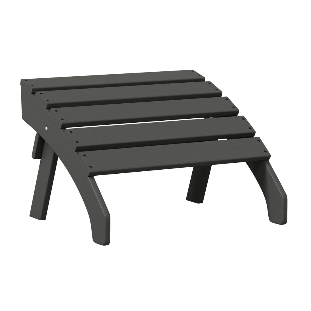 Dylan Outdoor Adirondack Chair With Ottoman And Side Table 3-Piece Set