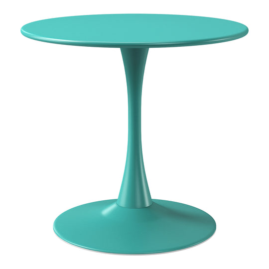 Playa 5-Piece Outdoor Metal Dining Table Set And Stackable Resin Patio Chairs