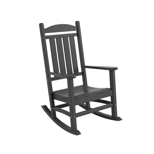 Malibu 5-Piece HDPE Outdoor Patio Furniture Couch and Rocking Chair Set