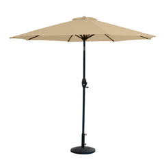 Paolo 9 ft. Patio Table Umbrella with tilt, crank features and free standing weight base kit