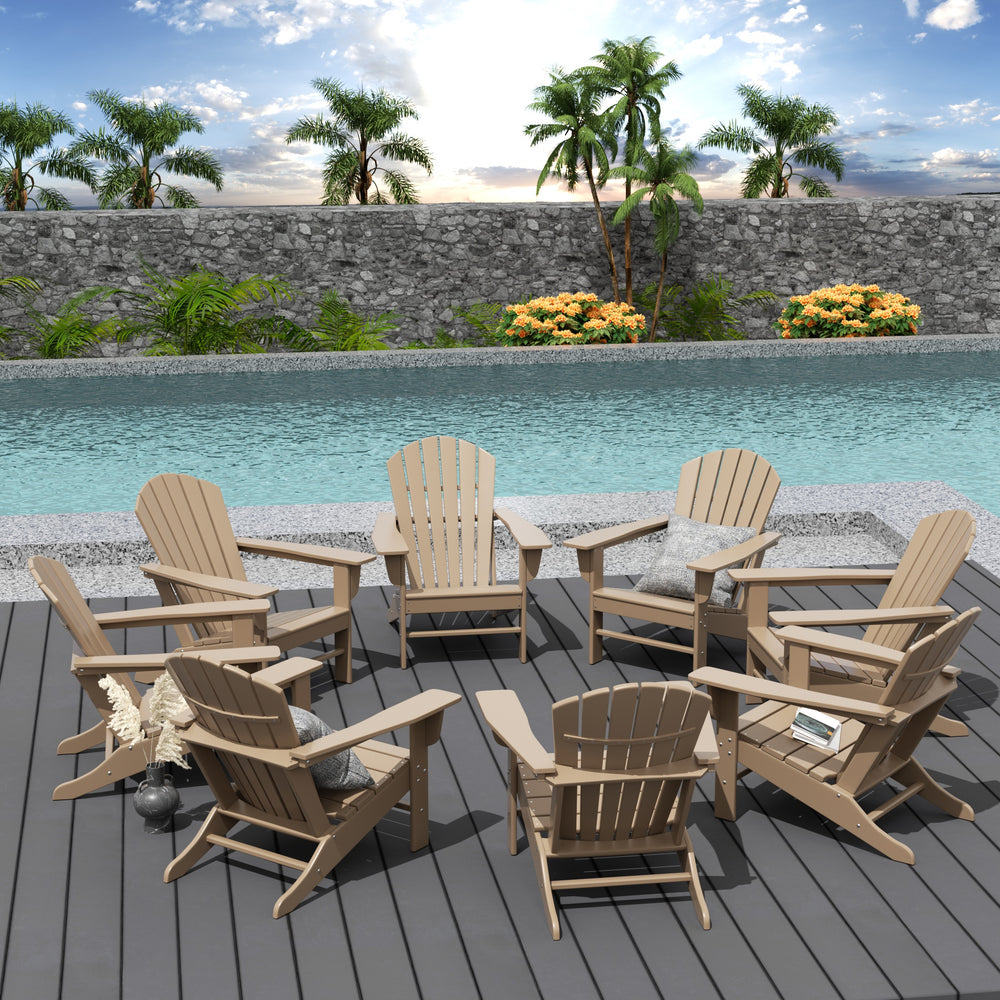 Dylan Outdoor Adirondack Chair (Set of 8)