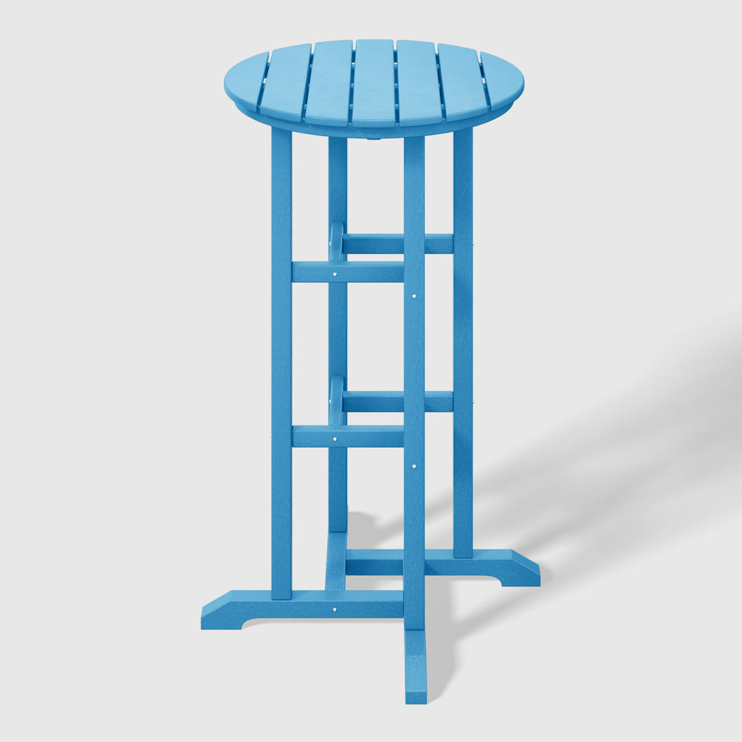 Malibu Outdoor Patio Bar Height Table and Bar Stool 4-Piece Dining Set