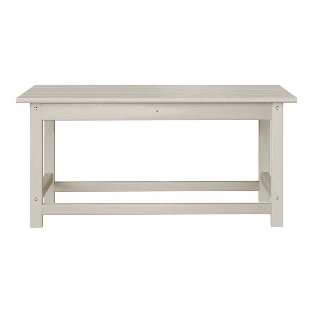 Malibu 35" length outdoor Coffee table for Adirondack chair