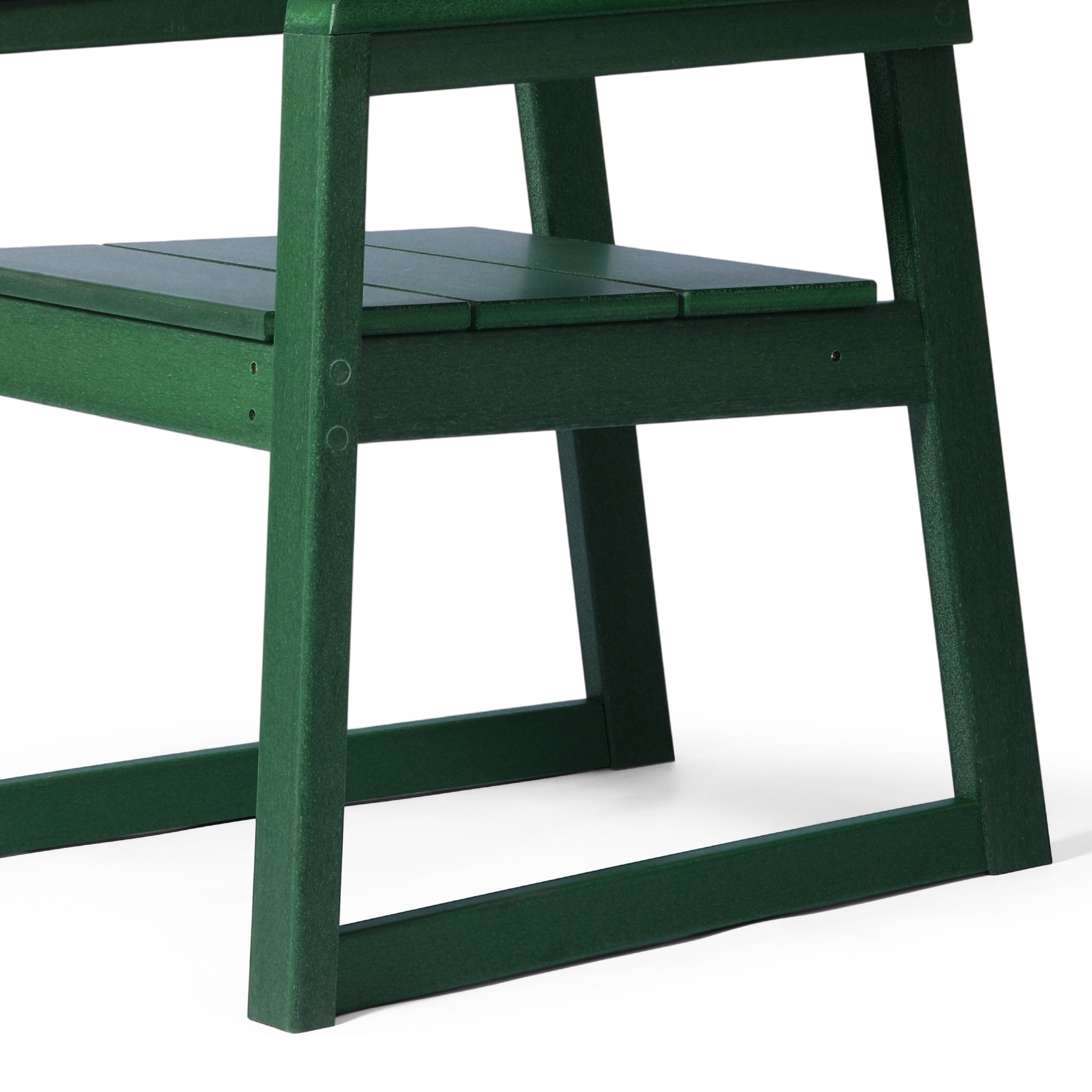 Paloma Modern HDPE Outdoor Patio Dining Arm Chairs (Set of 2)